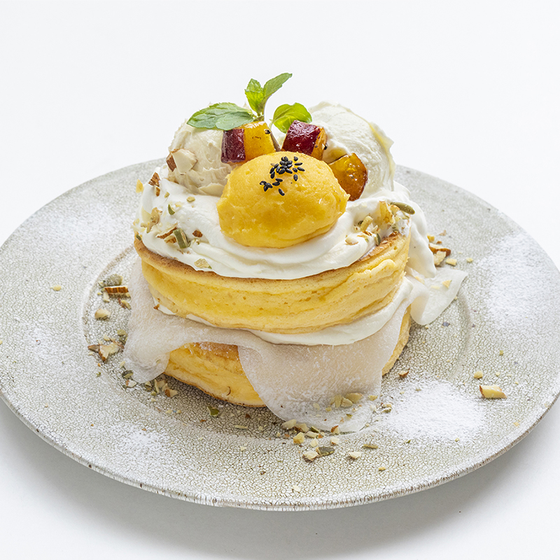 鳴門金時パンケーキの写真